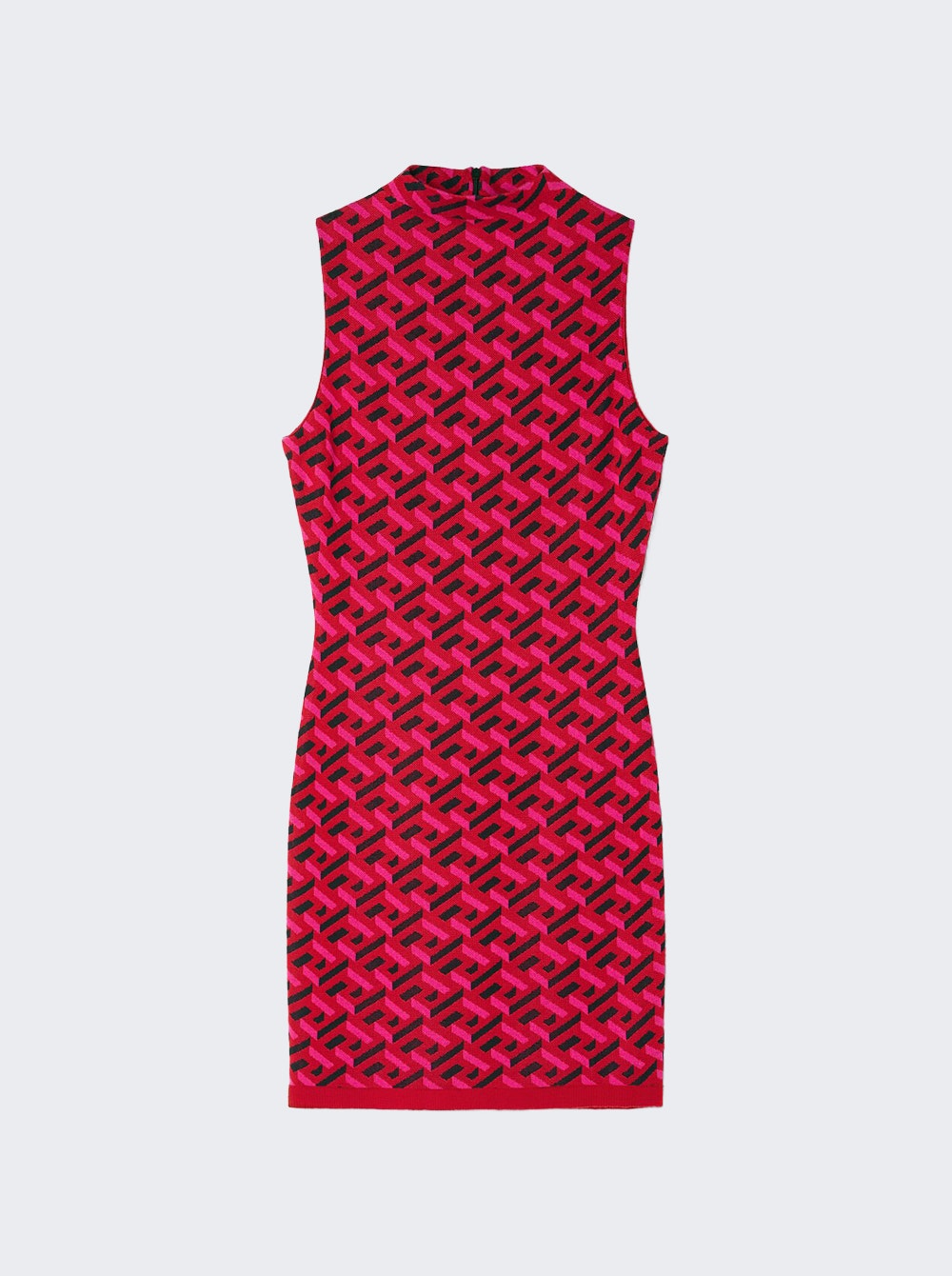 

Мини-платье La Greca из жаккарда Versace, цвет parade red