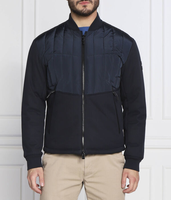 Куртка черного цвета Regular fit Boss, синий