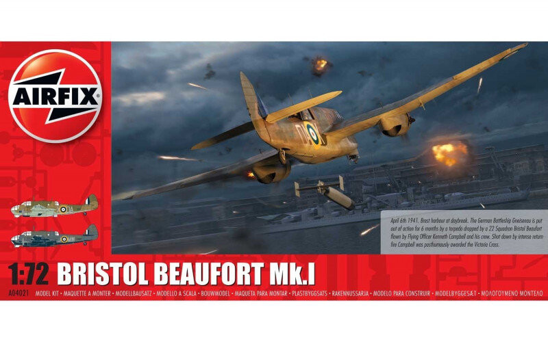 

Комплект модели Bristol Beaufort Mk.1 1/72 (GXP-791844) Airfix
