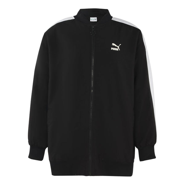 

Куртка (WMNS) PUMA Classics Bomber Logo Printing Jacket Black, черный