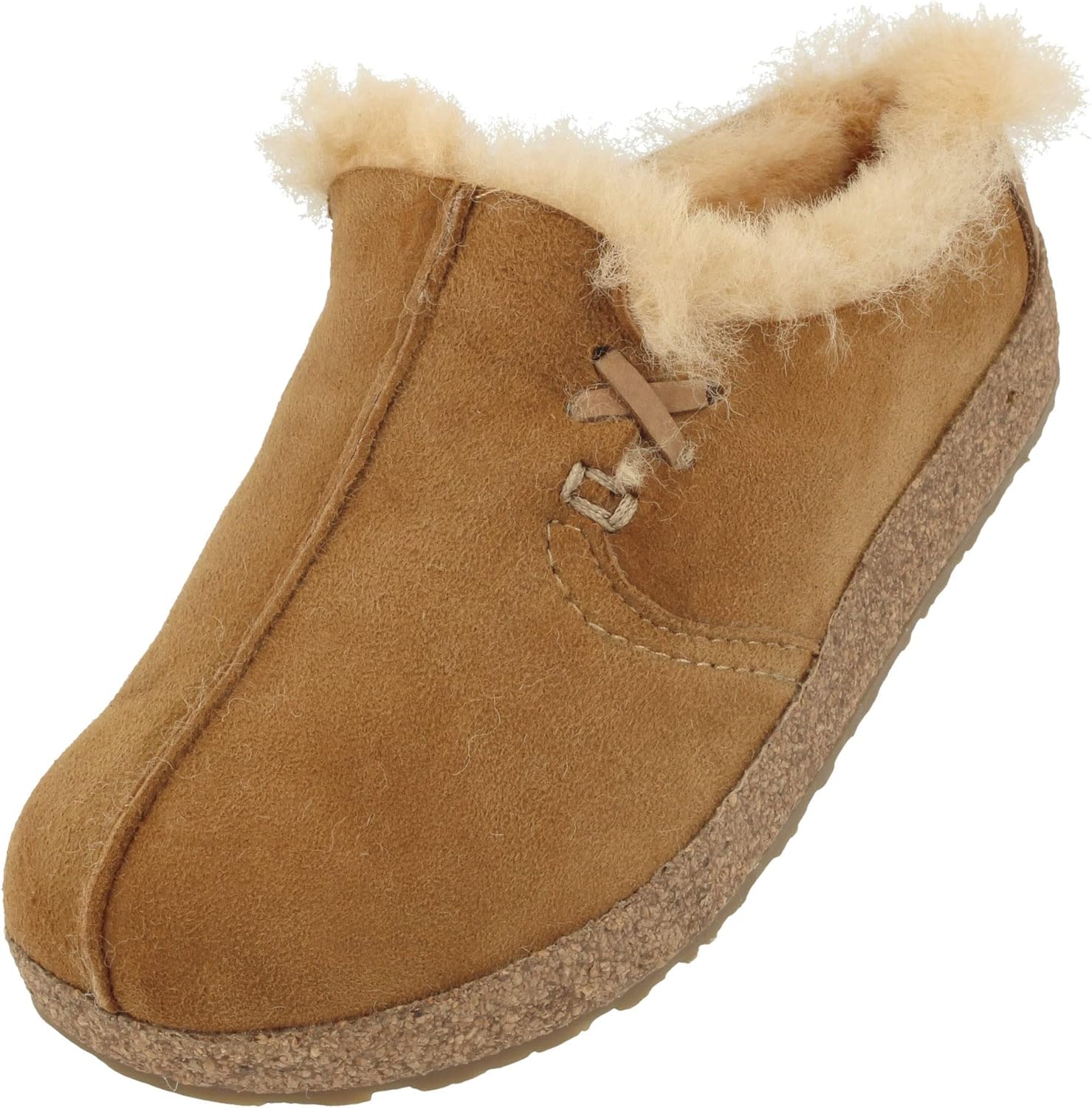 Унисекс сабо HAFLINGER из овчины Саскачеван, Tan