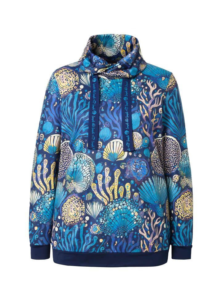 

Толстовка Ulla Popken Sweatshirt, цвет dunkelindigo