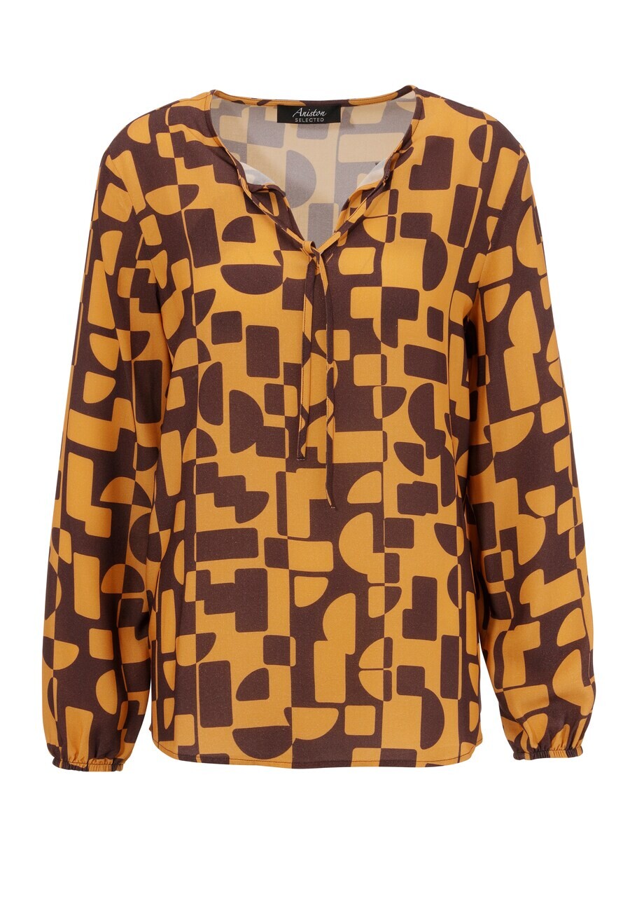 

Блузка Aniston SELECTED Blouse, цвет saffron
