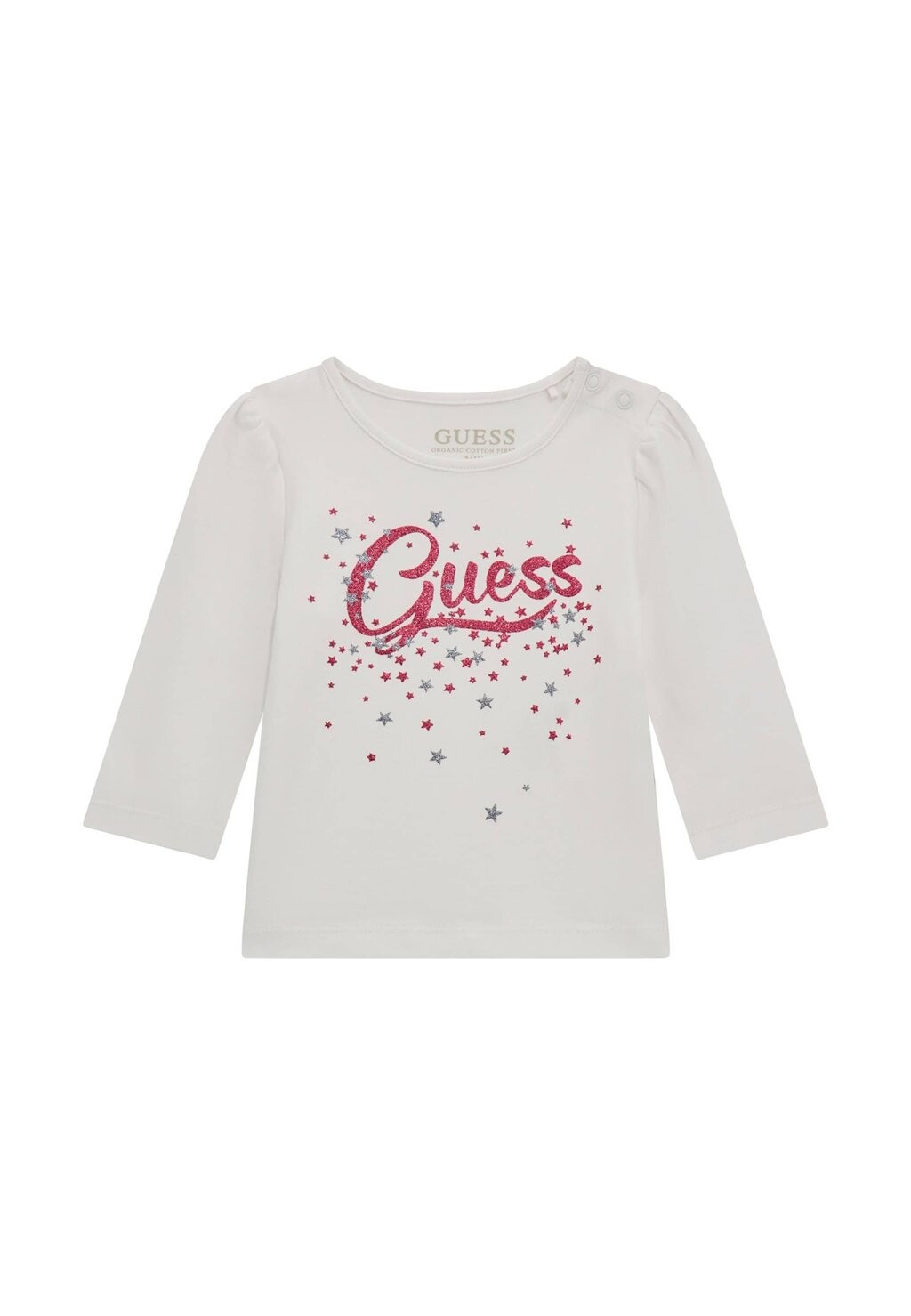 

Топ с длинными рукавами GLITTER Guess, белый