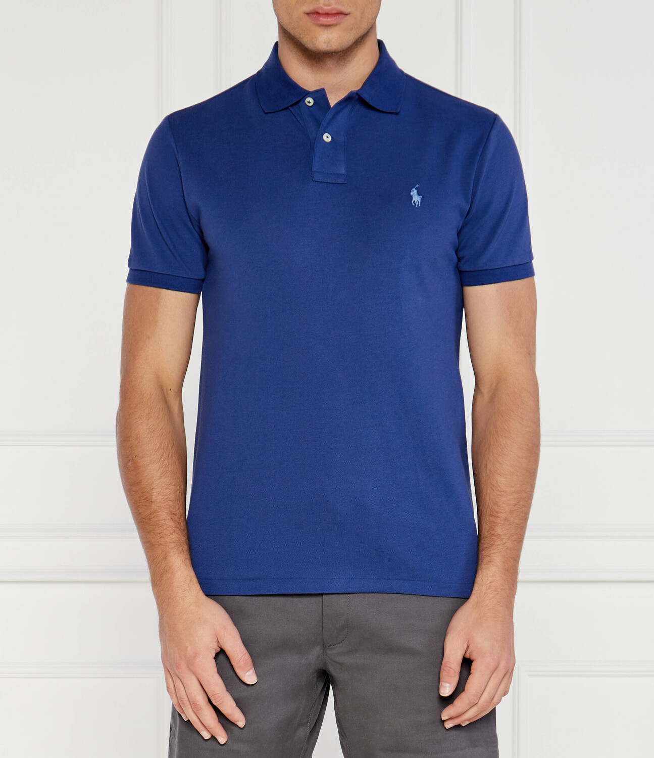 

Поло POLO RALPH LAUREN Slim Fit, темно-синий