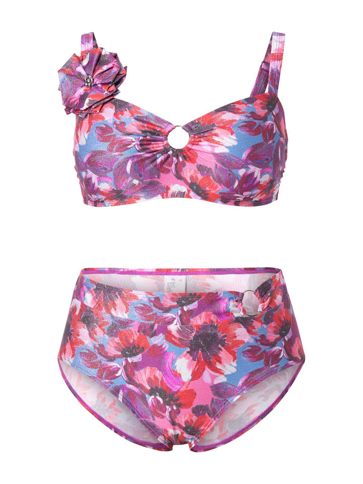 

Комплект бикини Ulla Popken, цвет hibiskuspink