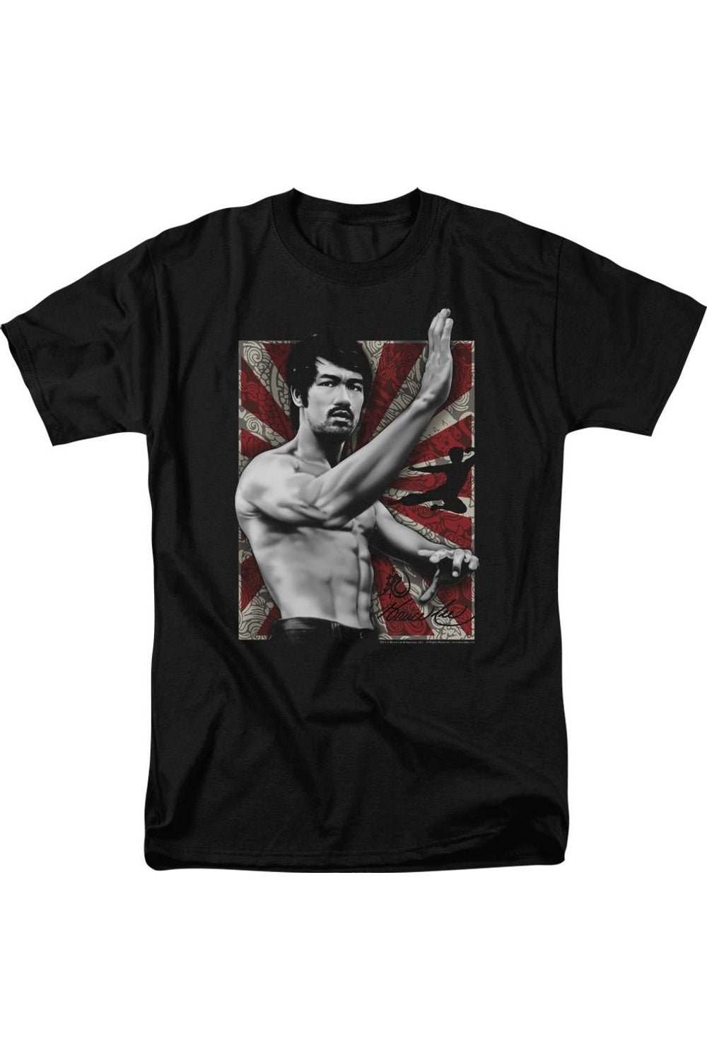 

Футболка с коротким рукавом для взрослых Bruce Lee Concentrate Gildan, черный