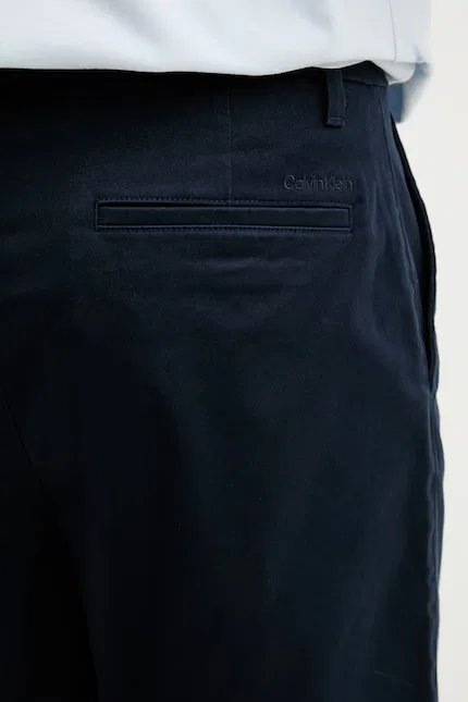 Шорты из эластичного хлопка Calvin Klein, синий — фото 4