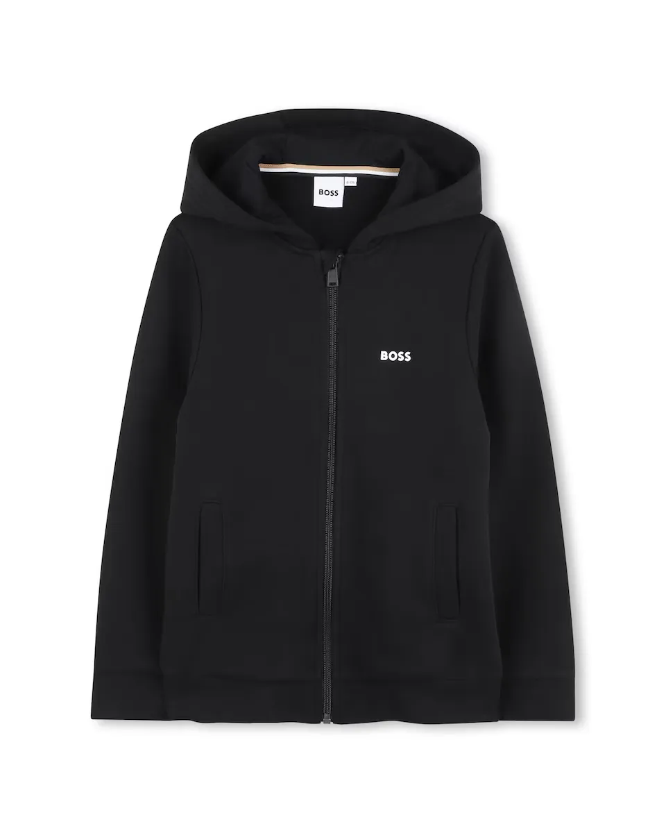 

Детская толстовка с длинным рукавом BOSS Kidswear, черный