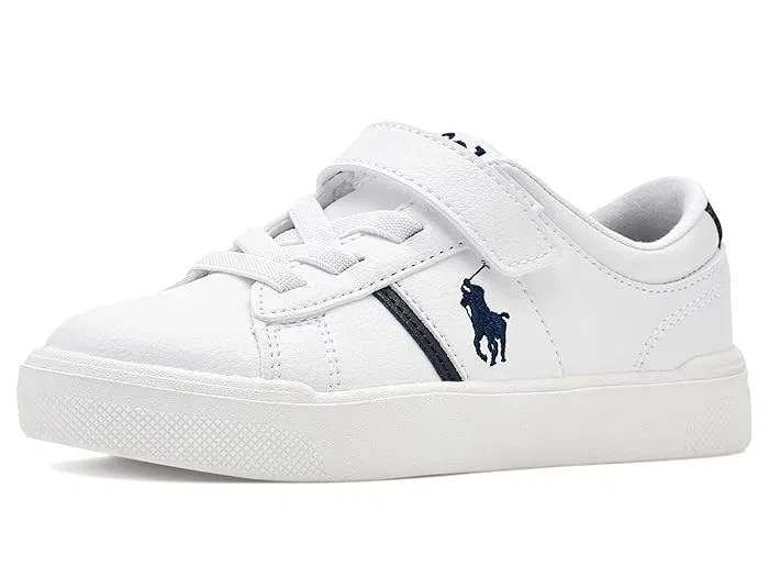 Кроссовки повседневные Frazier Polo Ralph Lauren Kids, White/Navy — фото 2