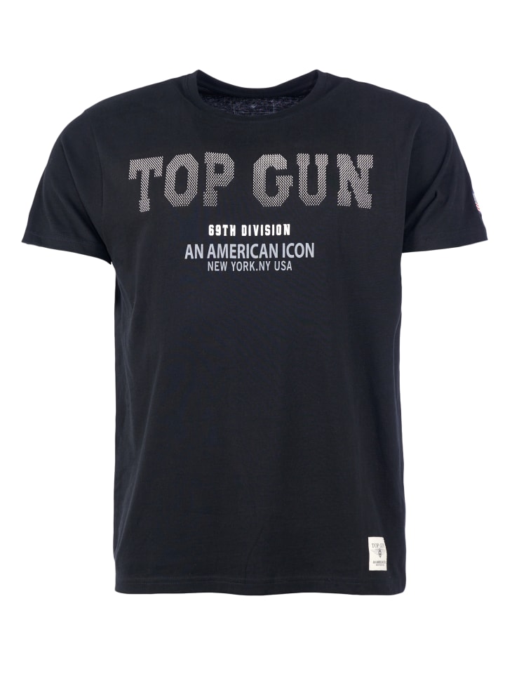 

TOP GUN Футболка TG20213006 черного цвета, Черный, TOP GUN Футболка TG20213006 черного цвета