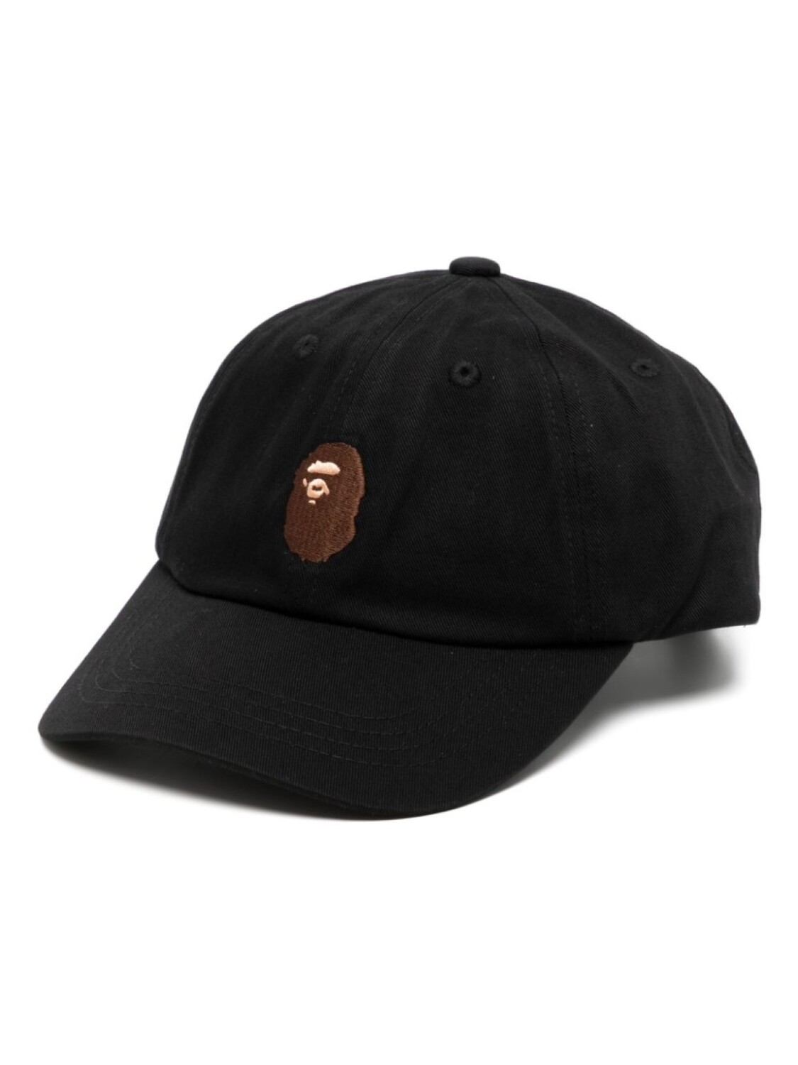 

A BATHING APE хлопковая кепка с вышитым логотипом, черный