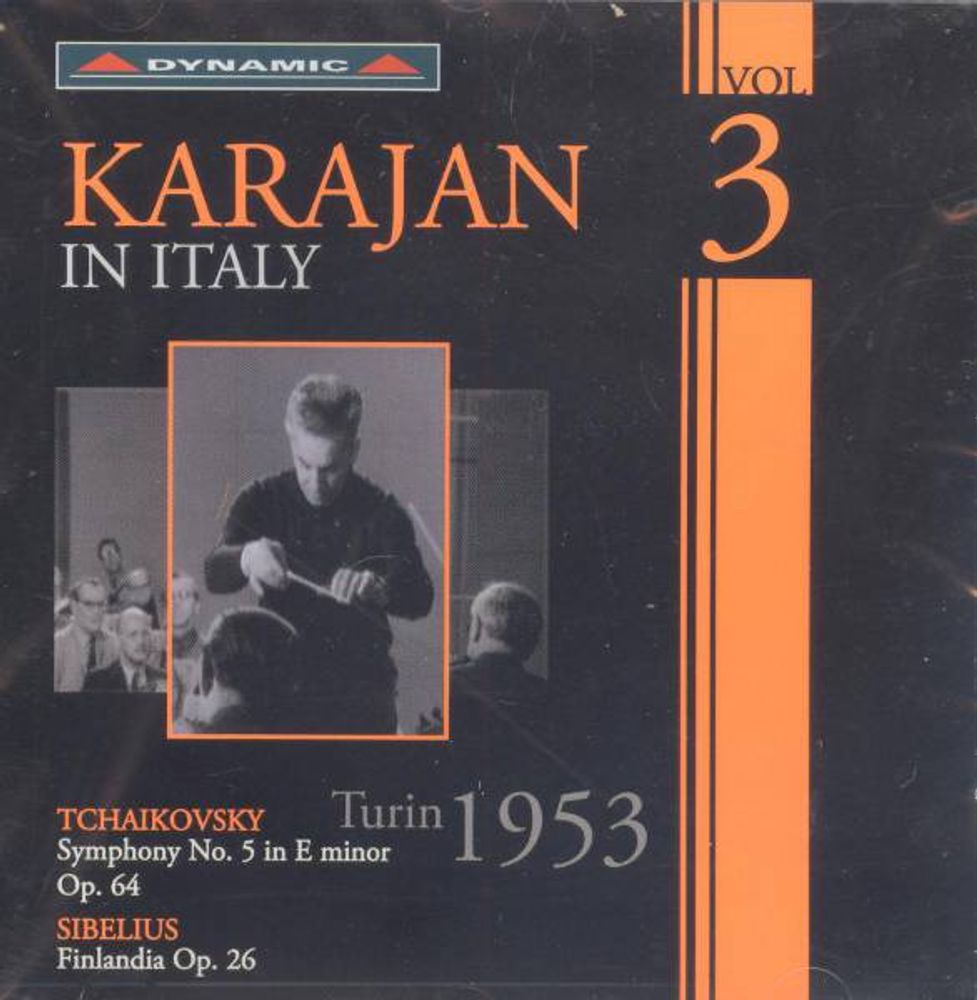 

Диск CD Karajan in Italy, Vol. 3 - Turin 1953 [Import] - Peter Il'yich Tchaikovsky, Jean Sibelius, Herbert von Karajan, Orchestra di Torino della RAI