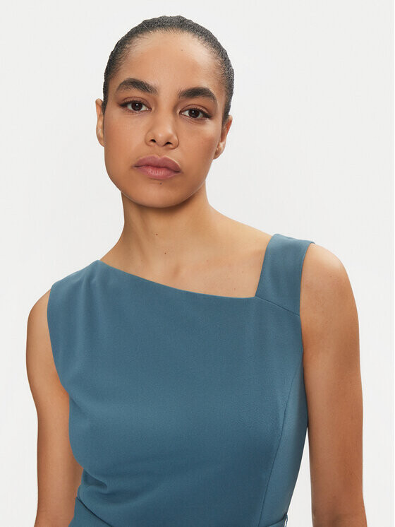 Платье на каждый день, стандартного кроя Calvin Klein, зеленый — фото 4