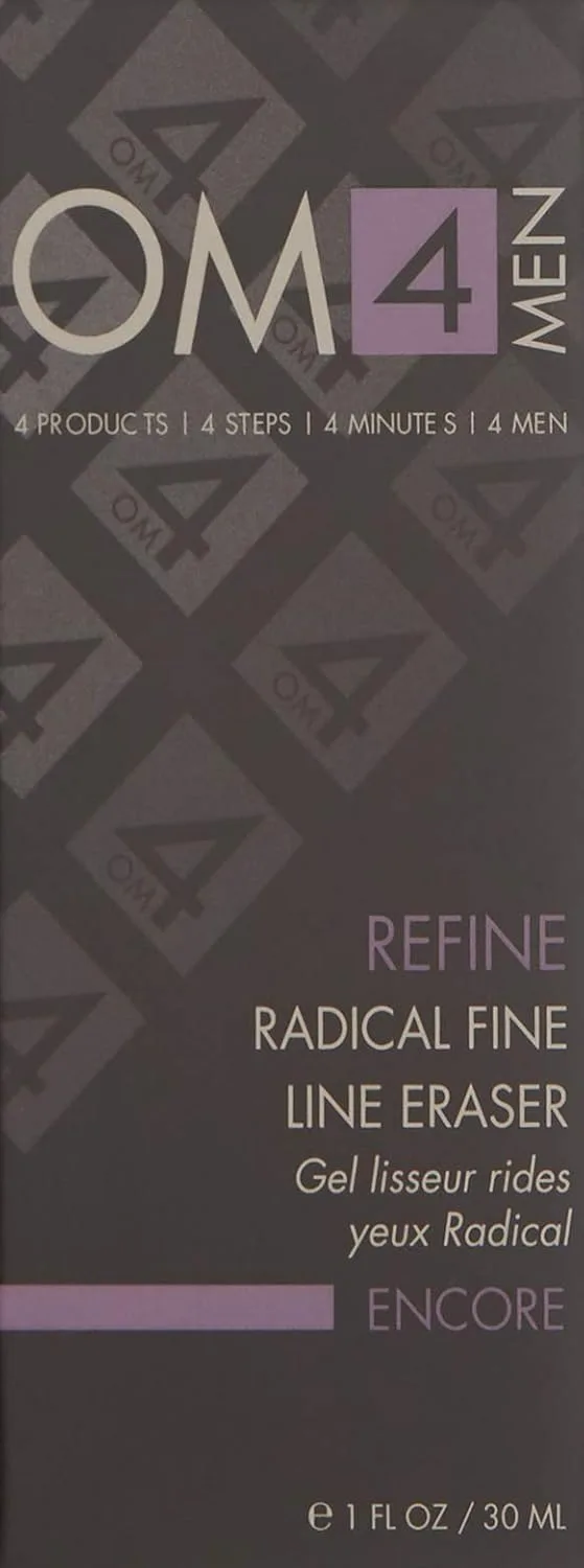Organic Male OM4 Refine: Radical Fine Line Eraser Eye Gel - Age Corrective, Reduce Meltle Line, Puffiness — фото 2