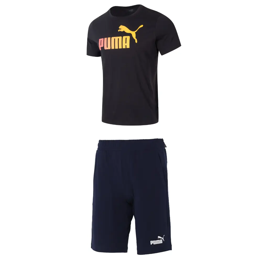 

Повседневная спортивная одежда для мужчин, черный и синий Puma, синий