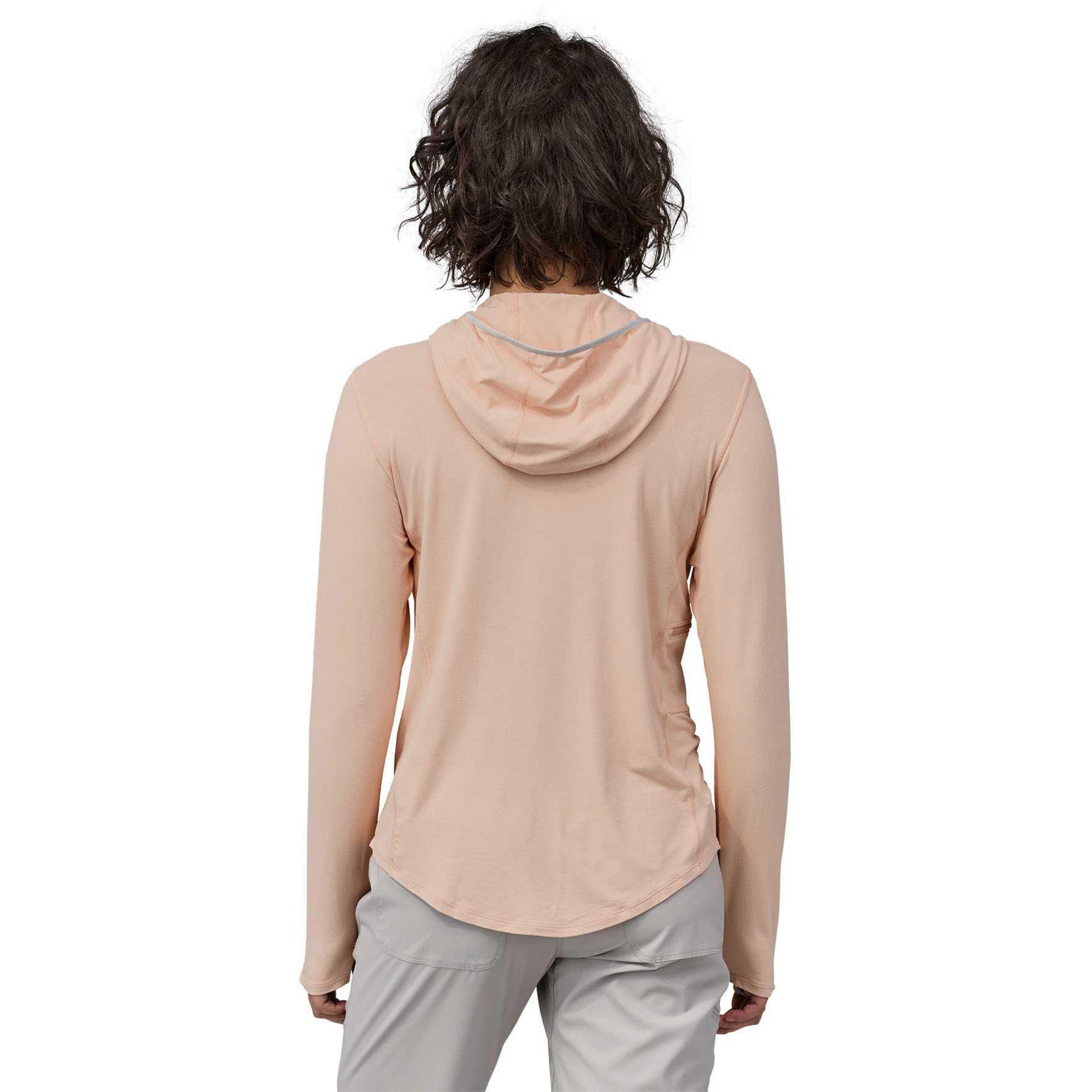 Женская толстовка Tropic Comfort Natural с защитой от ультрафиолета. Patagonia, Antique Pink — фото 2