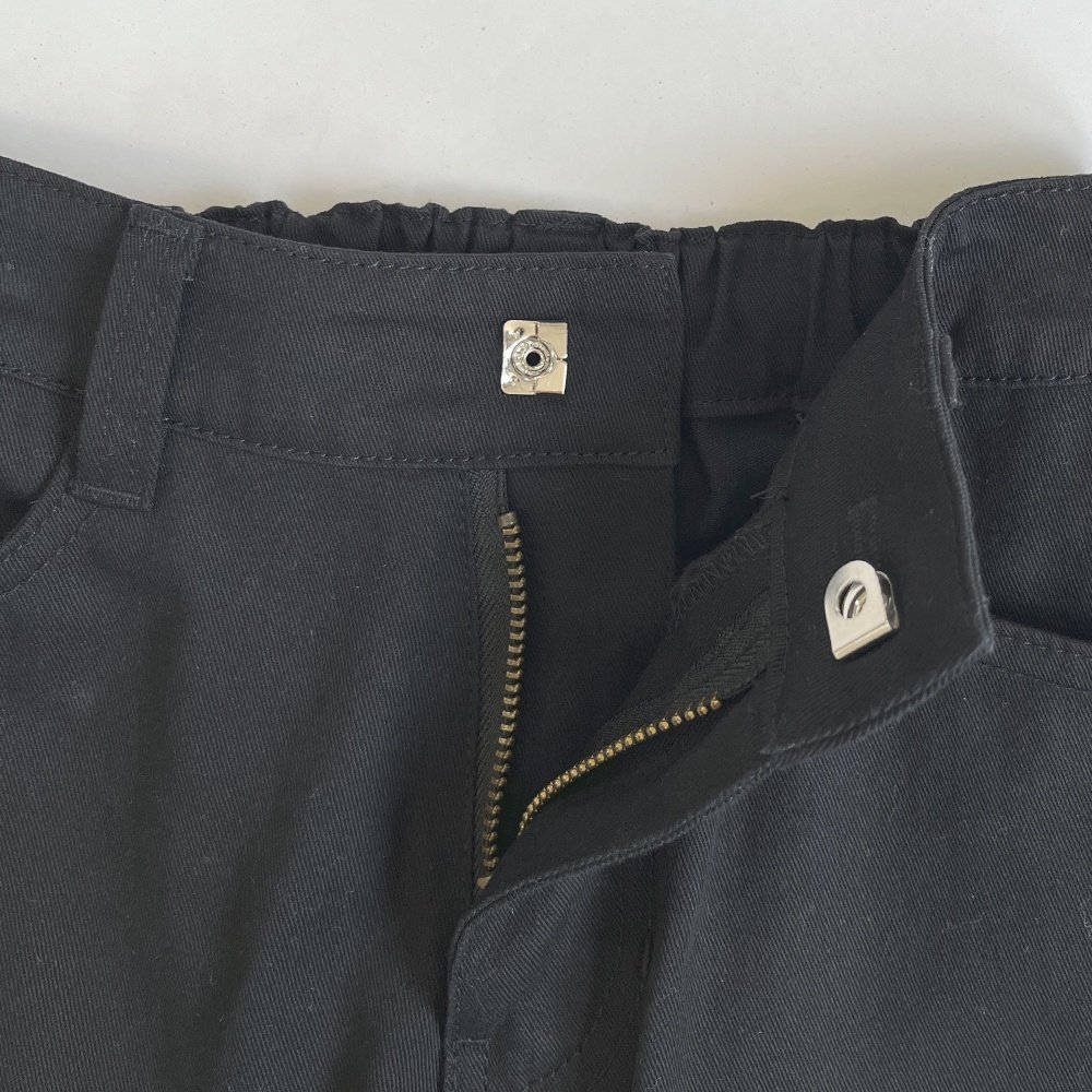 Длинные брюки из саржи с открытой передней частью Branshes, black — фото 3