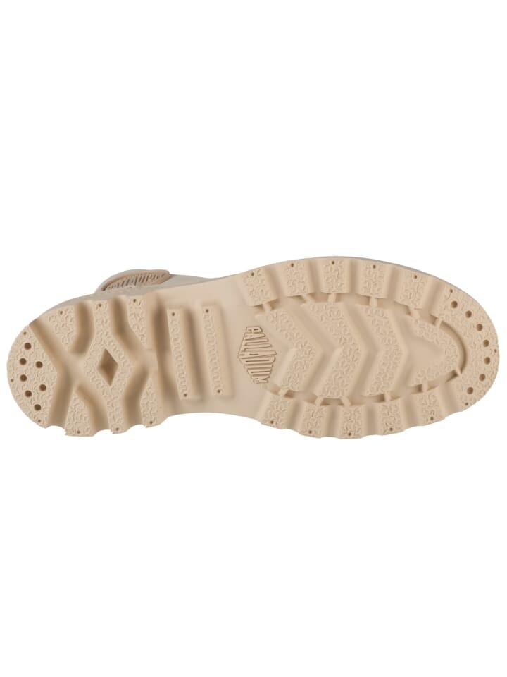 Кроссовки на шнуровке Palladium Pampa Hi Zip WL, бежевый — фото 4