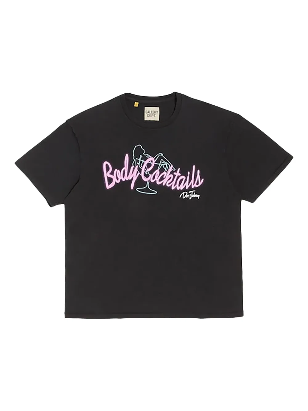 

Футболка с графичным принтом GALLERY DEPT., черный