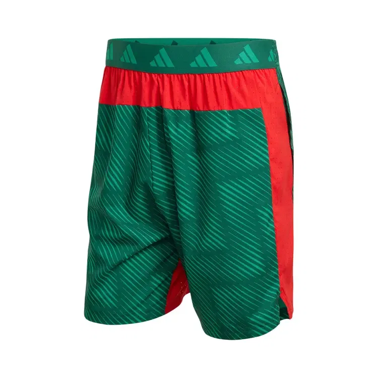 Шорты Adidas Workout Tech Intensity Aop Shorts, зеленый