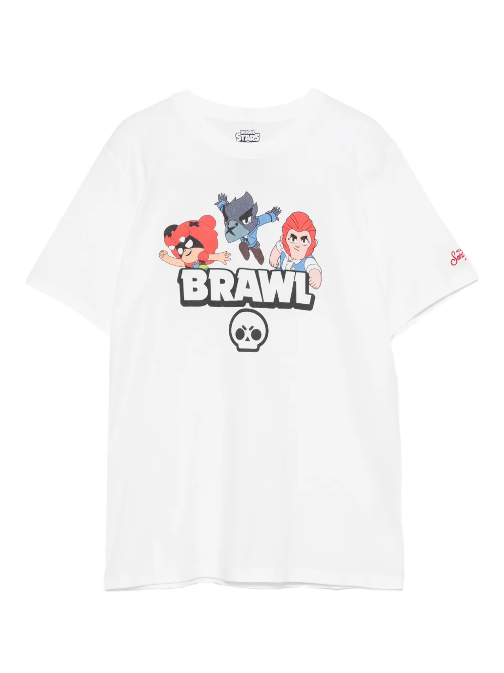 

Футболка Brawl Stars с графичным принтом MC2 Saint Barth Kids, белый