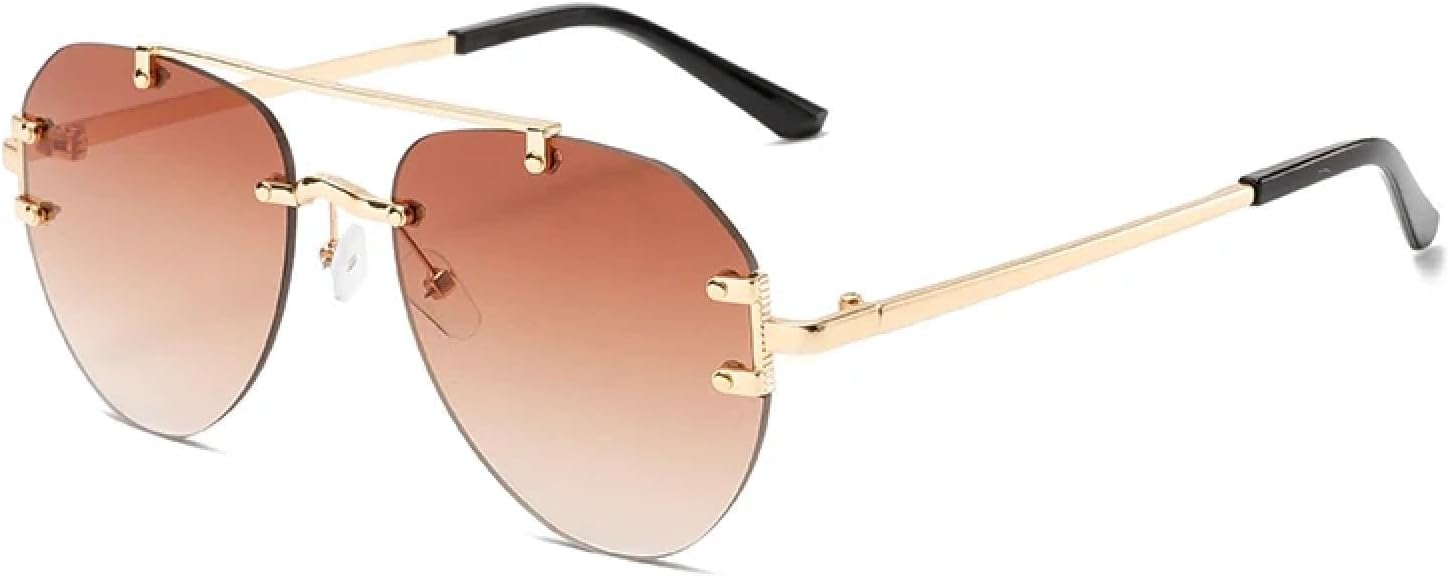 

Солнцезащитные очки с защитой от УФ-излучения UV400 | Женские овальные очки с металлической оправой | Линзы конфетных цветов для занятий спортом на открытом воздухе и вождения DSVIGF, Golden-gradient Tea