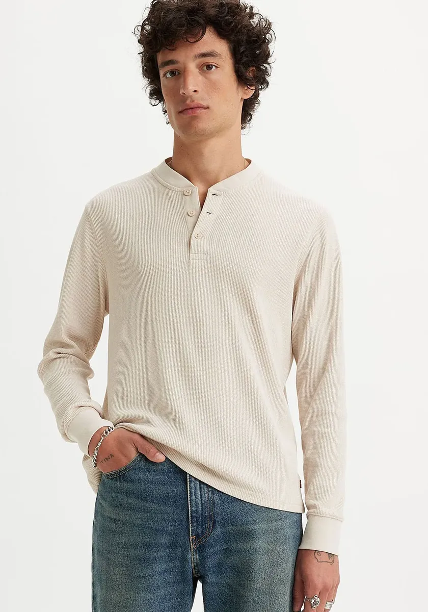 

Рубашка Levi's с длинными рукавами "THERMAL 3 BTTN HENLEY", цвет Rainy Day