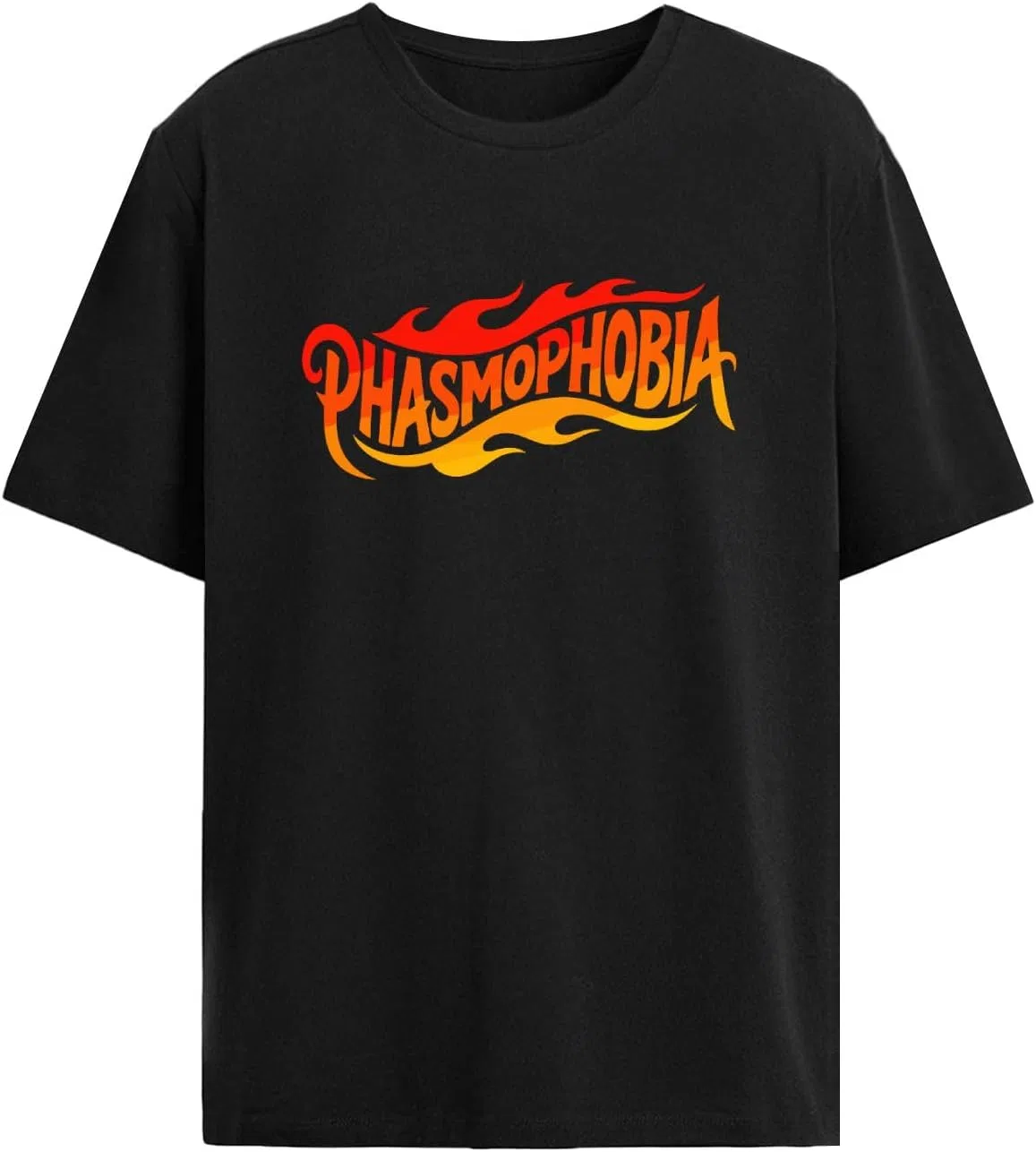 Футболка Phasmophobia для женщин Generic, черный
