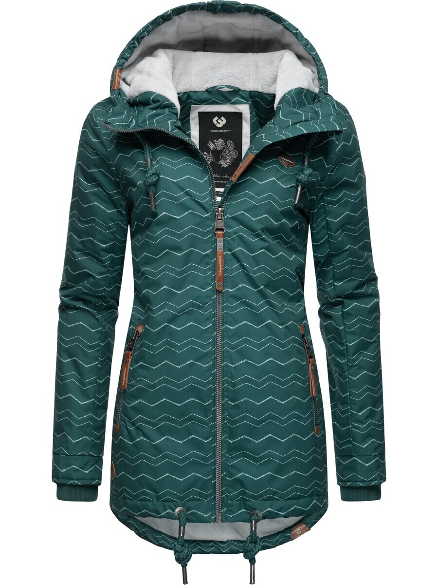 

Зимняя куртка Ragwear Winter Jacket Zuzka, цвет green/light green