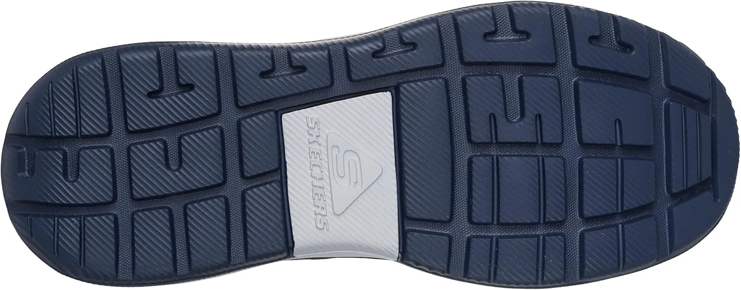 Мужские слипоны Skechers USA Altman - Finch Moc Toe Canvas Bungee Lace, Navy — фото 2