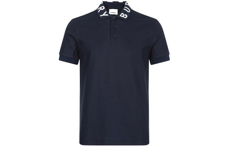 

Burberry Мужская рубашка-поло с логотипом Ryland Collar, синяя