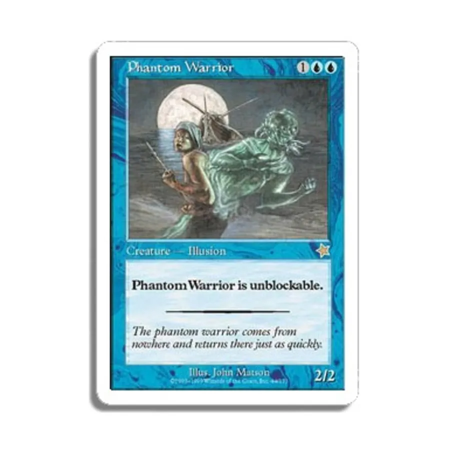 

CCG Призрачный воин (клавиша R), MTG - Starter Series (1999)
