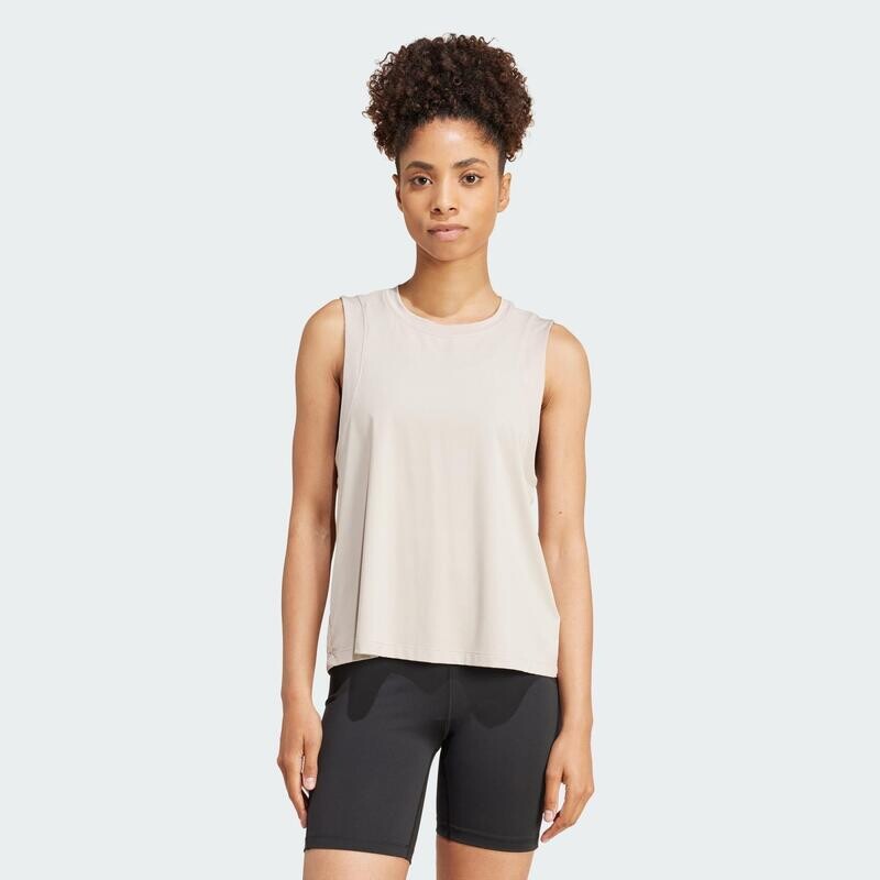 

Женский спортивный топ Adidas, цвет beige/flussgrau
