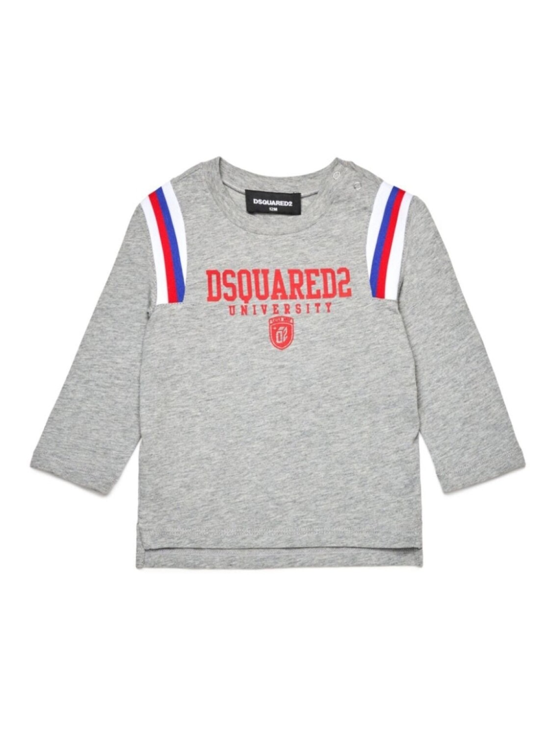 

Dsquared2 Kids футболка с логотипом, серый