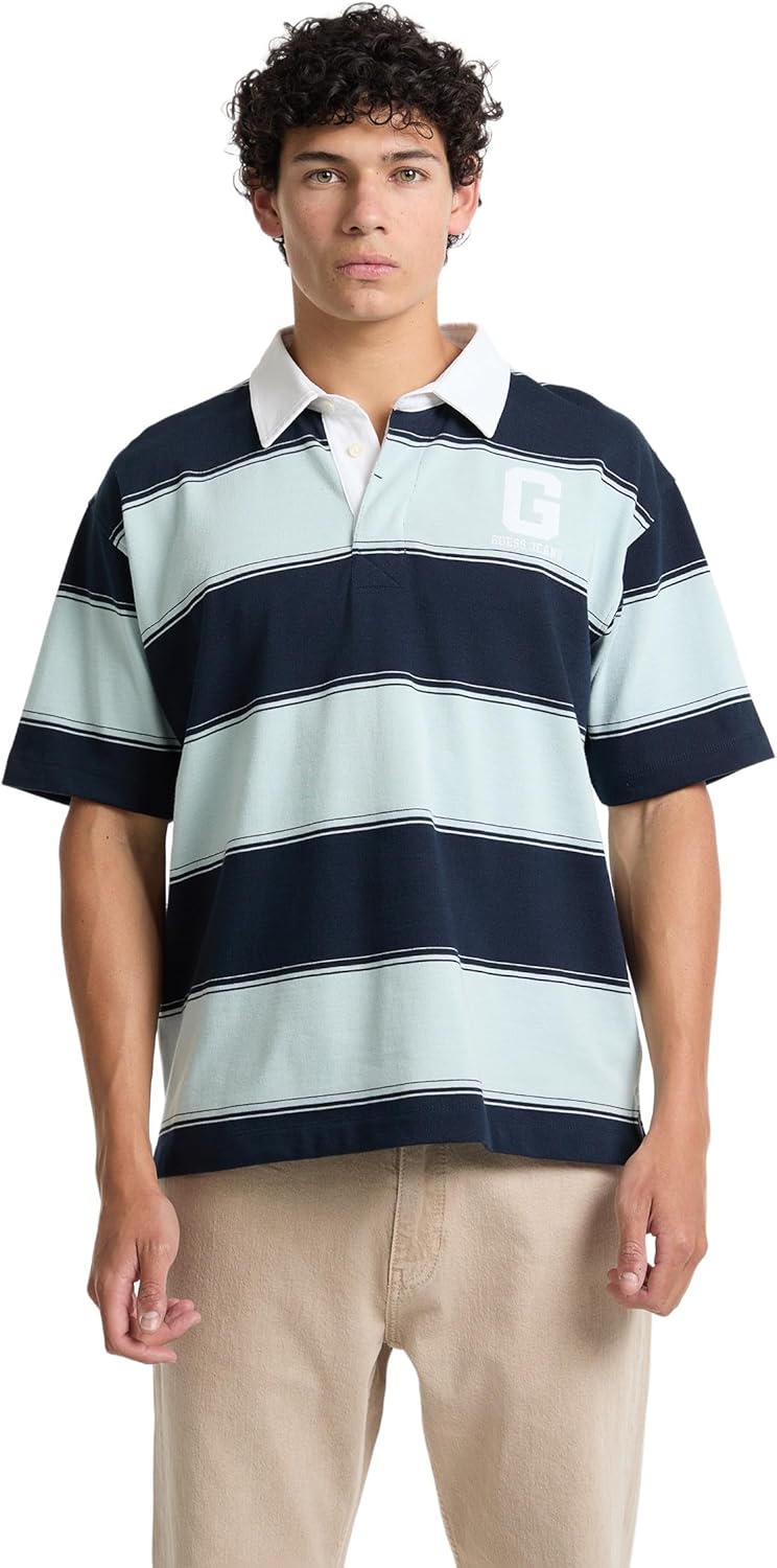 

Мужская футболка Guess Casual GJ SS STRIPE RUGBY