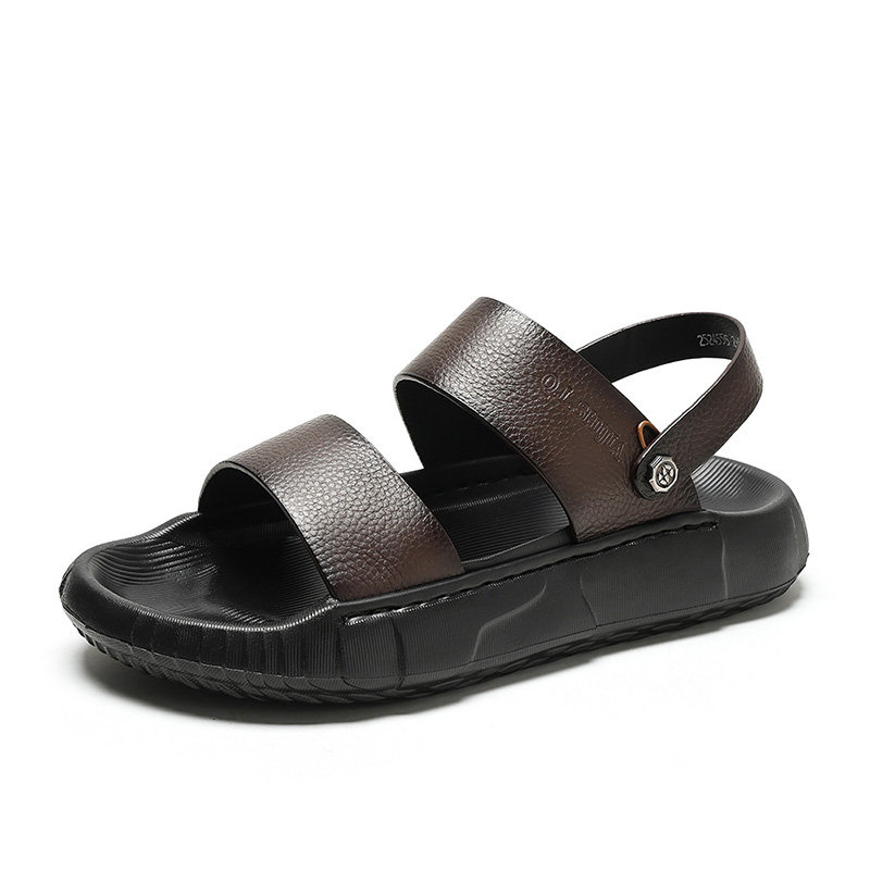 

Пляжные шлепанцы мужские Wolves • Family QUNLANGSHIJIA, коричневый