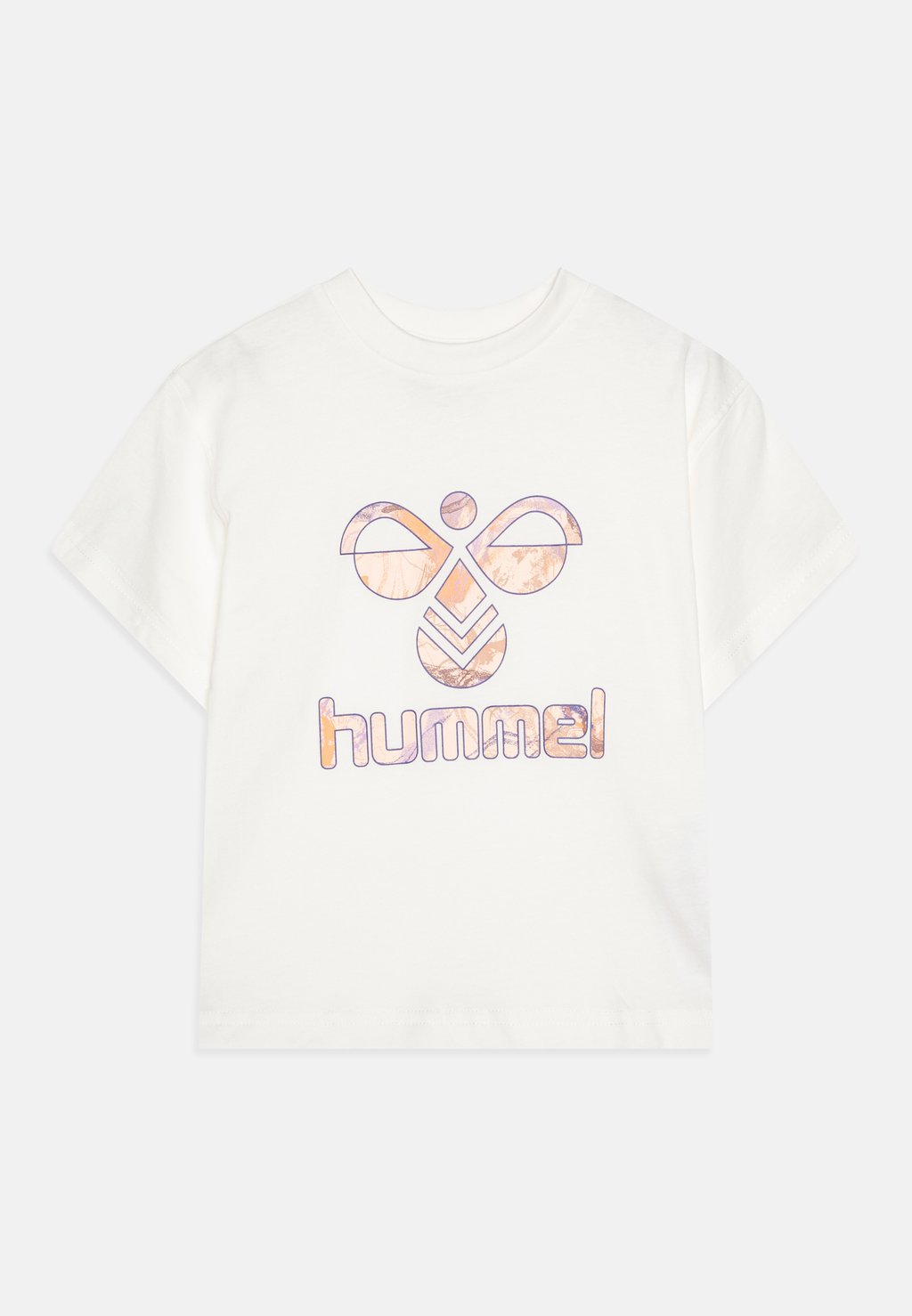 

Футболка с принтом HMLSWIRLY UNISEX Hummel, слоновая кость
