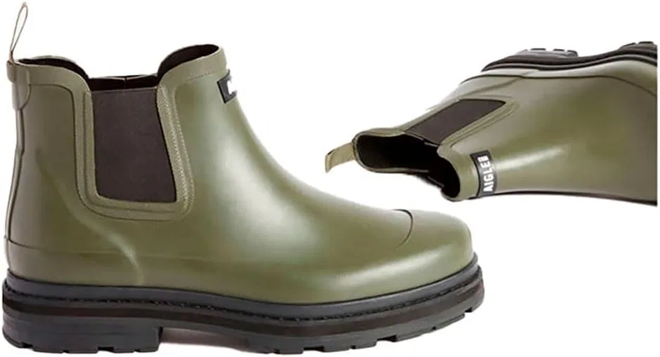 Мужские резиновые ботинки Aigle Soft Rain M2, 2-Avocado Colours — фото 3