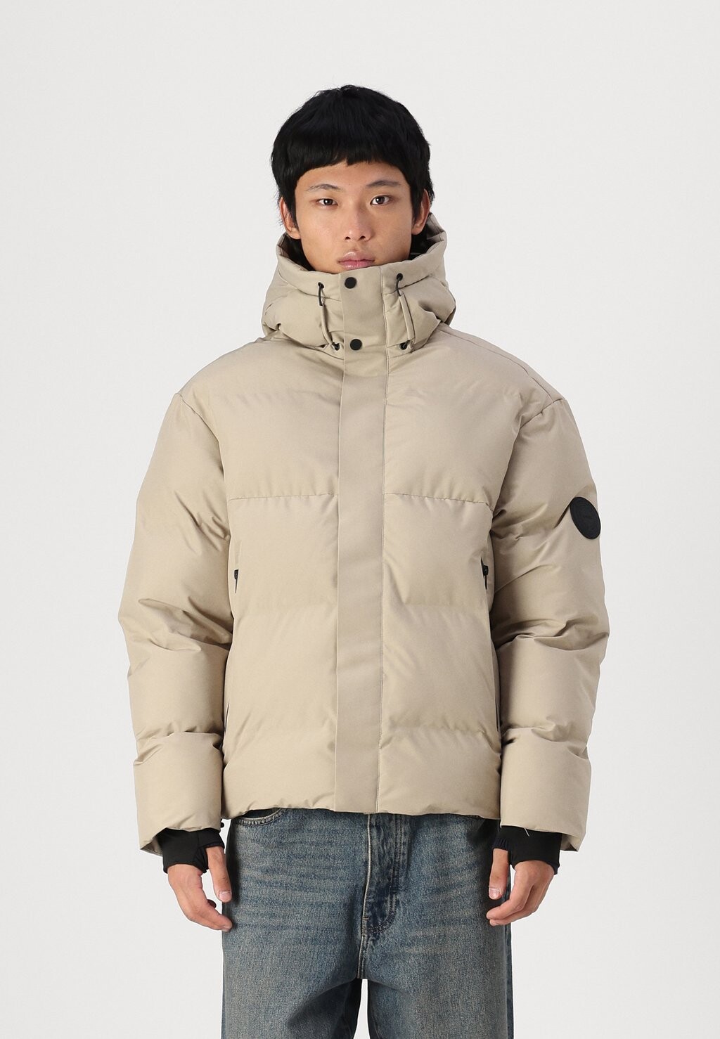 

Зимняя куртка JCOALPHA PUFFER Jack & Jones, бежевый