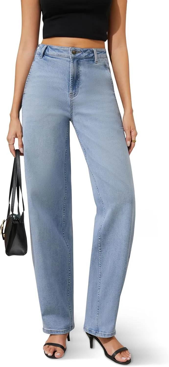 

FLYING BANANA Женские модные джинсы-бананы с высокой талией