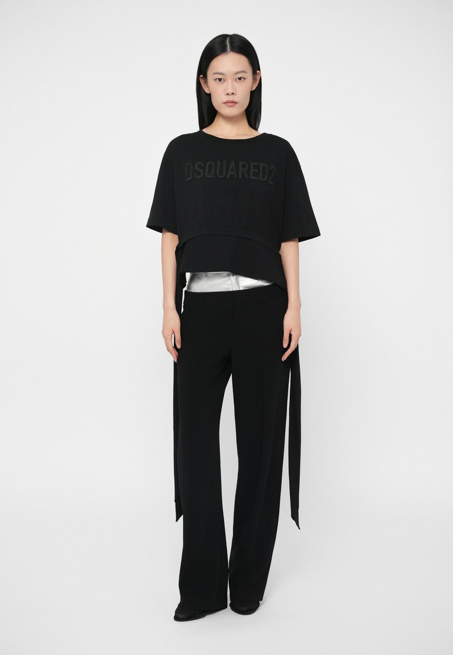 Футболка Dsquared2 CROPPED FIT TEE, Black — фото 2