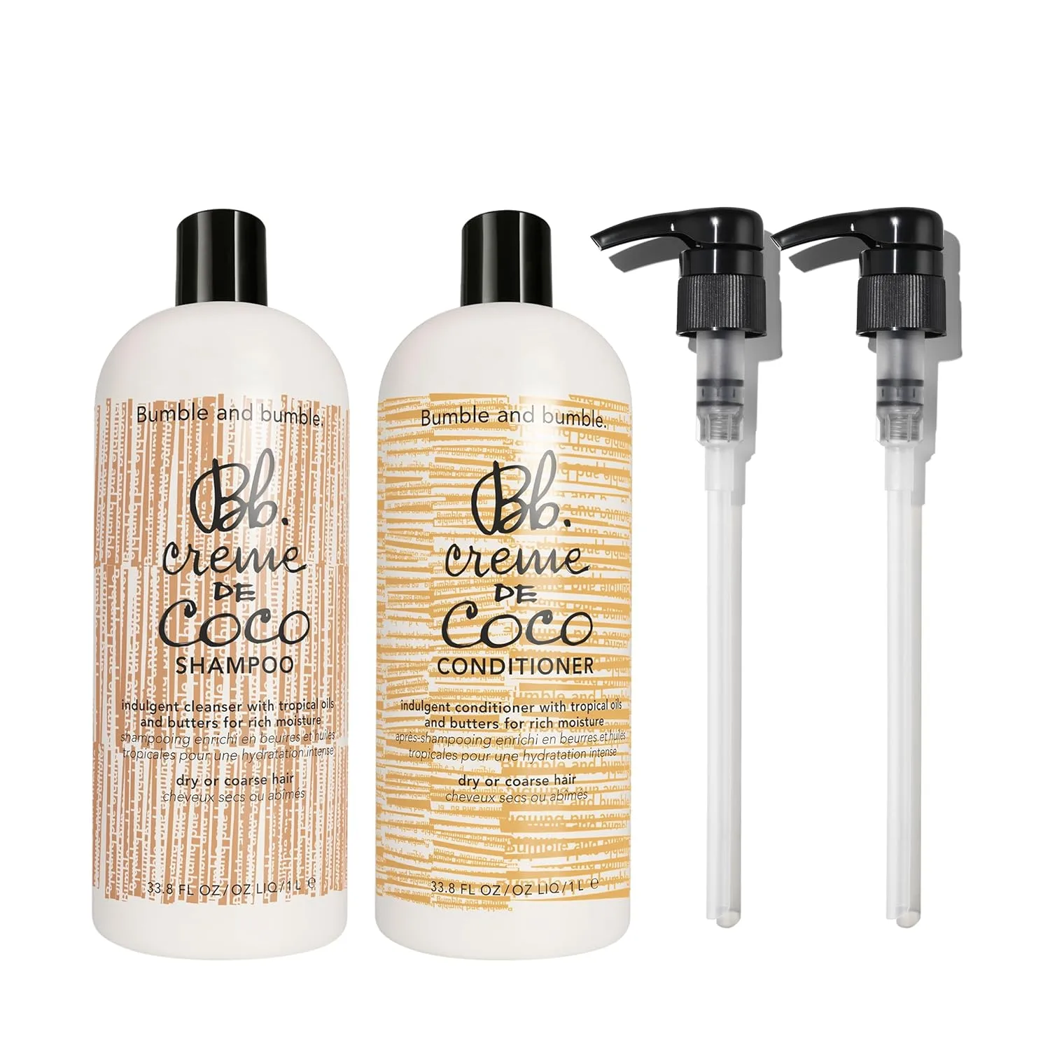 Bumble and bumble Creme De Coco шампунь и кондиционер набор для сухих волос средней и большой толщины 1000 мл Bumble And Bumble.