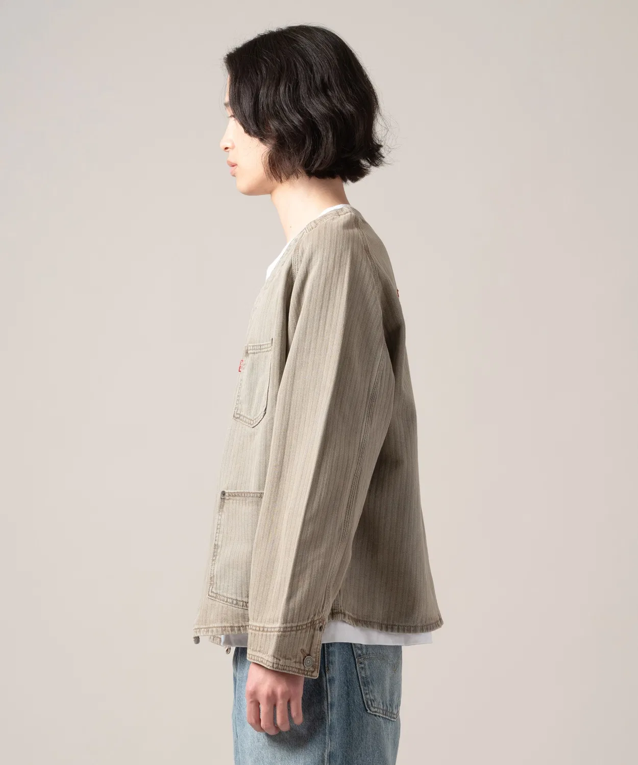 Кардиган Union Engineer Levi's из хлопка серый — фото 2