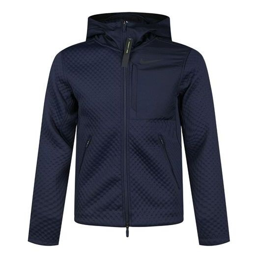 

Куртка Nike Full-length zipper hooded training Jacket Blue, синий