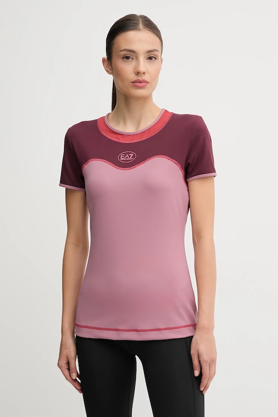 

Футболка для тренировок Ea7 Emporio Armani, розовый
