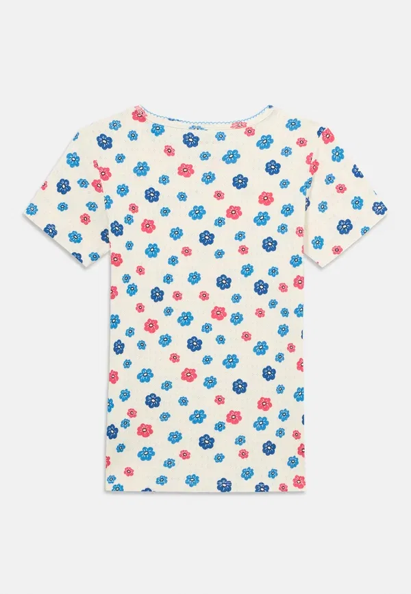 Футболка с принтом Flowers edge tee Mini Rodini, разноцветный — фото 2