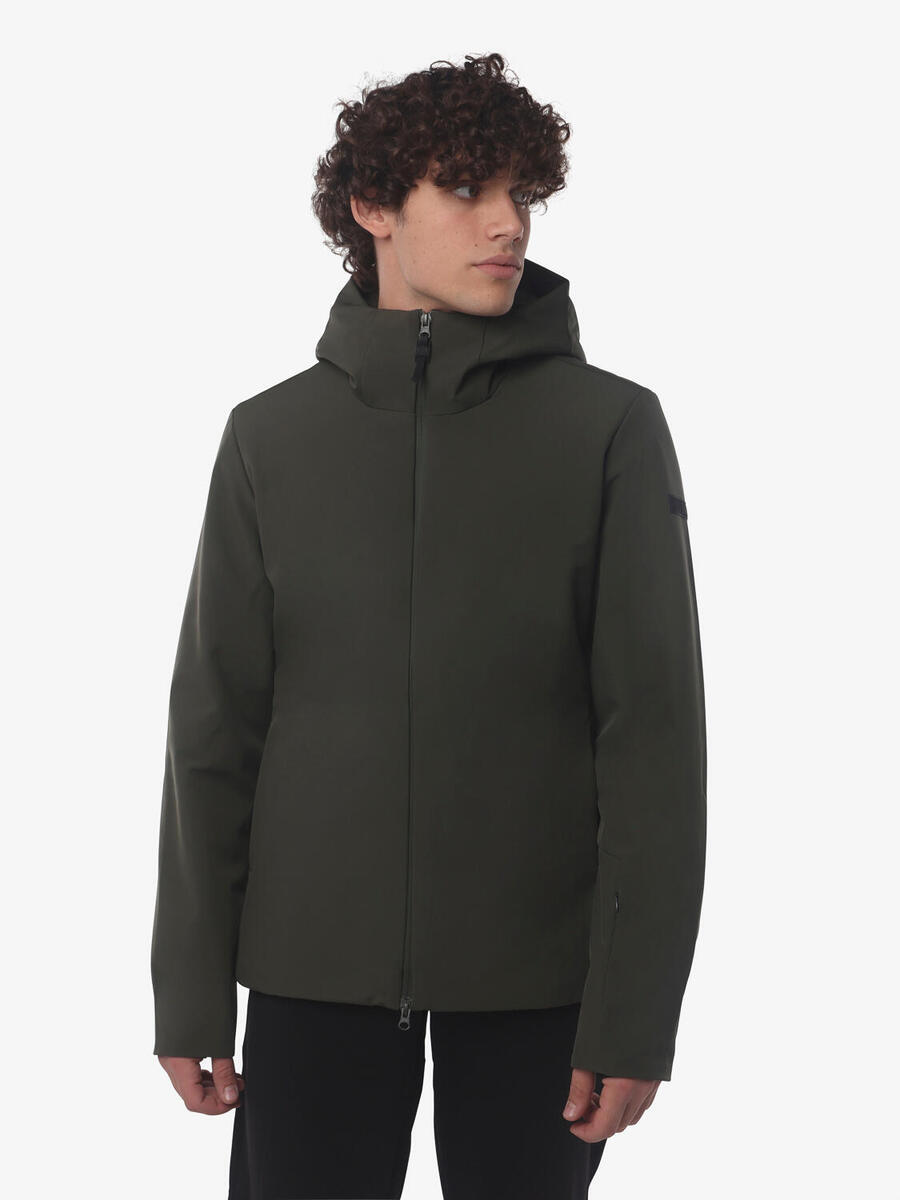 

JAKED Мужская синтетическая фитнес-куртка милитари-зеленого цвета