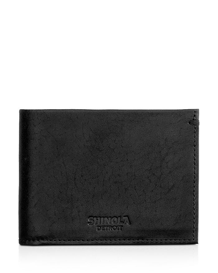 

Тонкий бумажник в два сложения Shinola