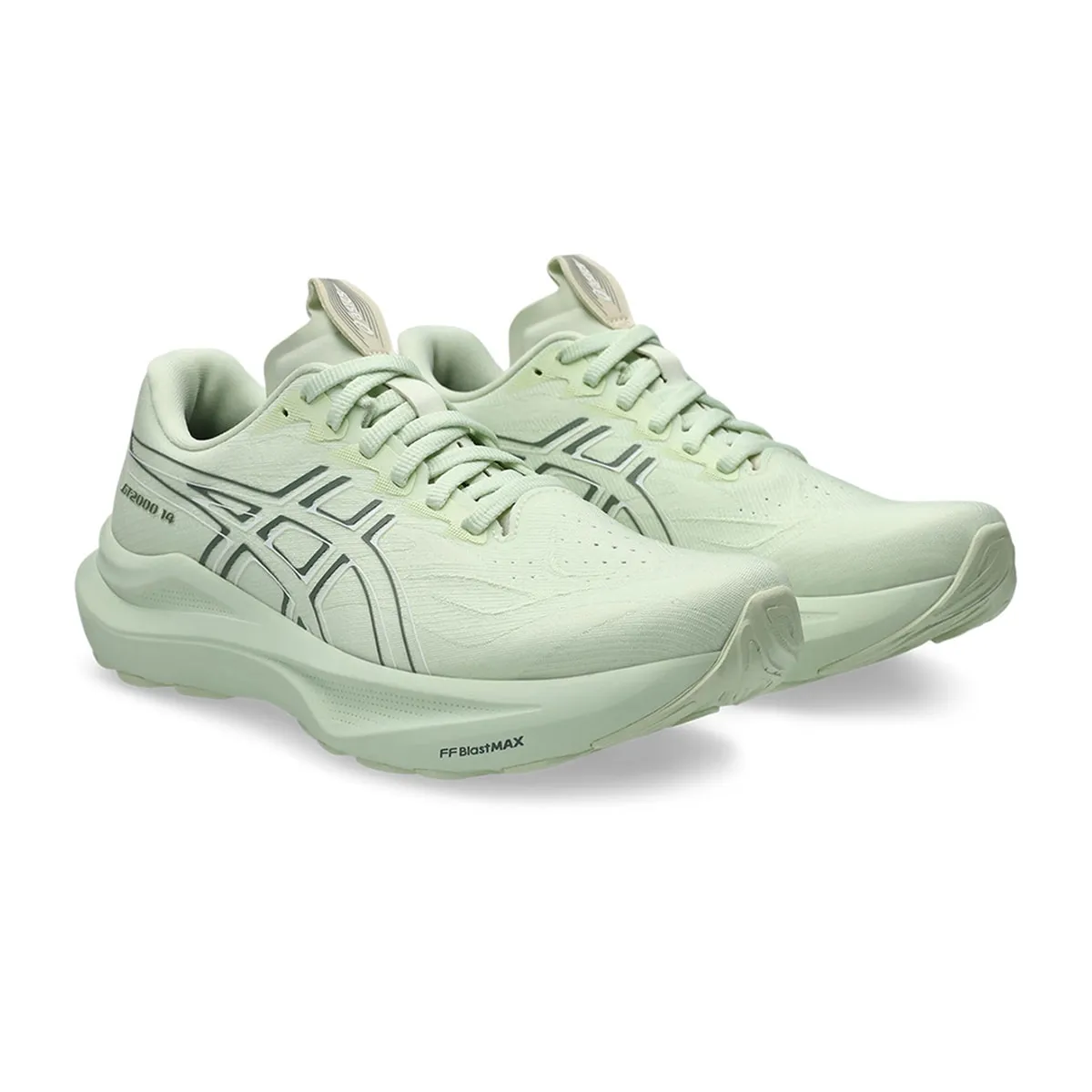 Женские кроссовки для бега GT-2000 14 Asics, зеленый/синий — фото 2